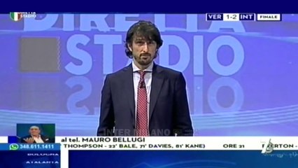 H.VERONA-INTER 1-2 * IL POST-MATCH CON MAURO BELLUGI N°1: HAKIMI È UN TRENO, GRAN BEL GOL DI LAUTARO