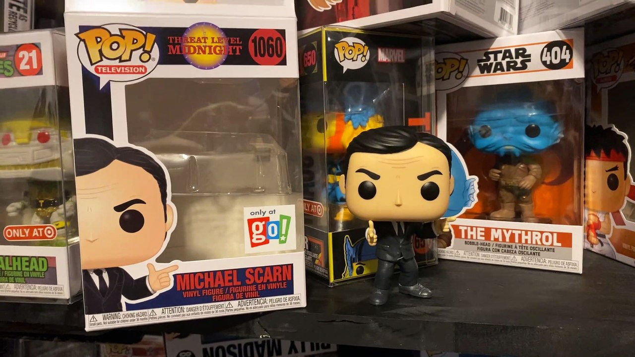 Michael scarn the office threat level midnight Funko pop vinyl figure