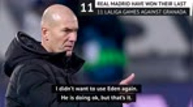 No need to risk Hazard against Granada - Zidane