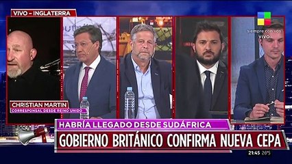 Gobierno británico confirma nueva cepa de COVID