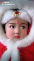 Cute and beautiful baby with beautiful eyes