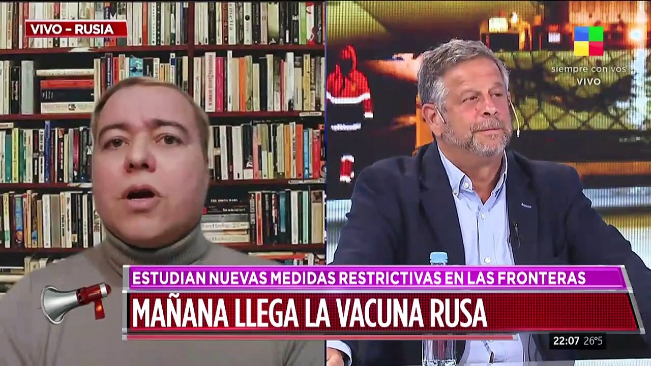 Mañana llega la vacuna rusa