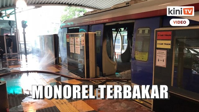 Penumpang berdepan detik cemas, gerabak monorel terbakar