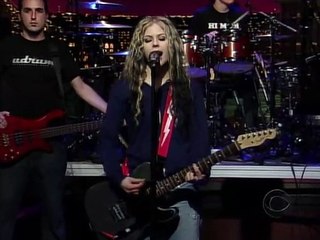 Avril_Lavigne - Don't Tell Me (Live @  The Late Show with David Letterman (2004/05/24) SVCD
