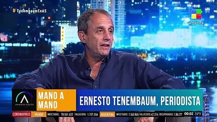 Ernesto Tenembaum: "El que piensa distinto no es un enemigo"