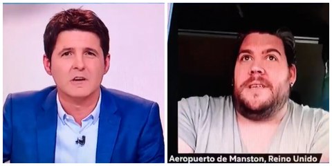 El zasca del camionero español al Gobierno Sánchez se lleva por delante a Jesús Cintora (TVE)