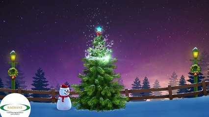 Radiant wishing a Merry Christmas  & Happy New Year