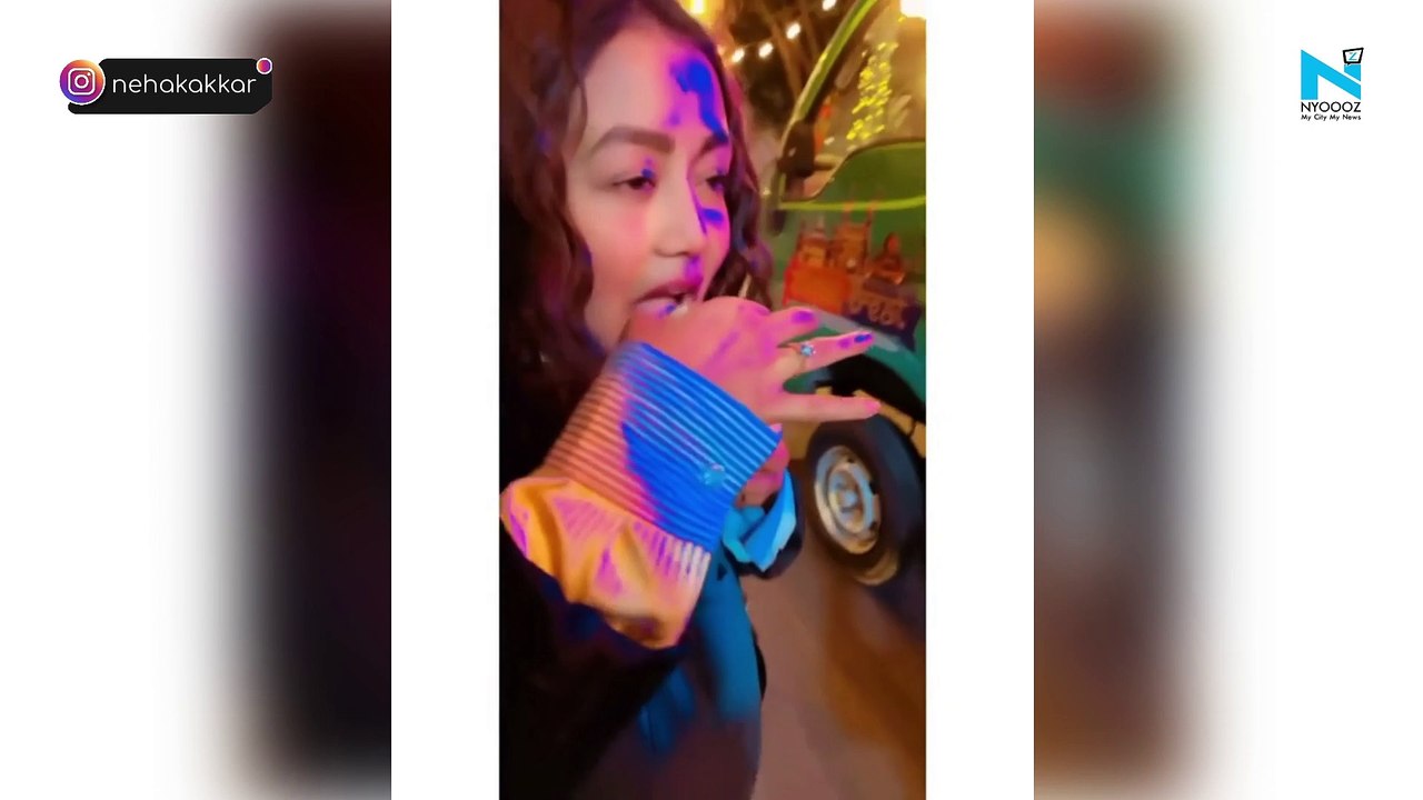 Neha Kakkar, Rohanpreet Singh goof around in fun BTS video of 'Khyaal Rakhya Kar'