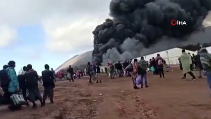 - Bosna Hersek'te sığınmacı kampında büyük yangın