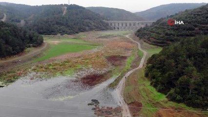 İstanbul’da kuraklığın en net görüntüsü böyle çekildi