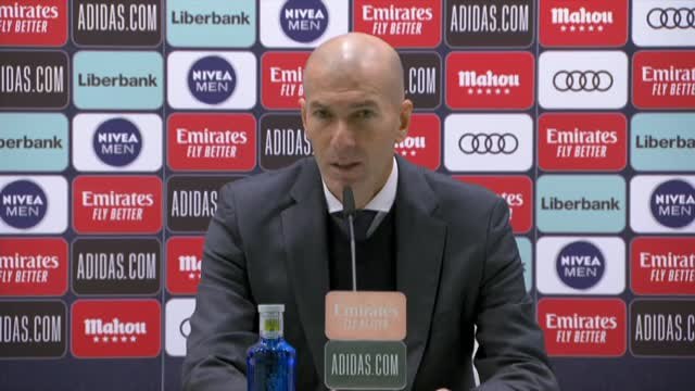 Zidane: Hay que estar contentos con lo que estamos haciendo, son seis victorias consecutivas