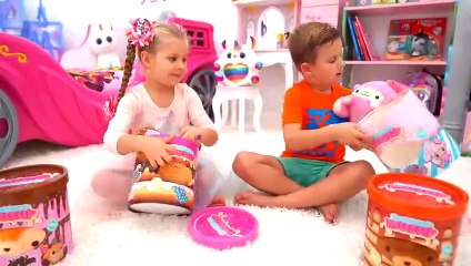 Roma and Diana - Funny stories about toys