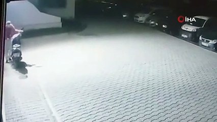 Bursa'da motosiklet hırsızları kamerada