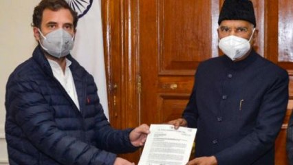 Nonstop: Rahul Gandhi meets President Kovind
