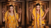 Gauhar Khan की Mehndi Ceremony की तस्वीरें आई सामने । दिखी बेहद खूबसूरत । FilmiBeat
