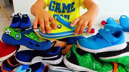 Vlad and Nikita play with toys ride on excavator