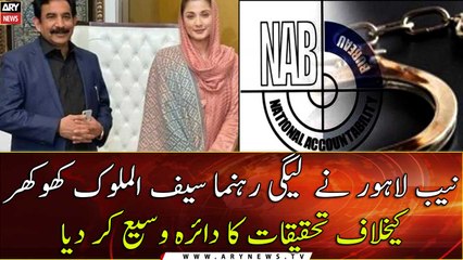 NAB Lahore expands probe against PML-N leader Malik Saif ul Malook Khokhar