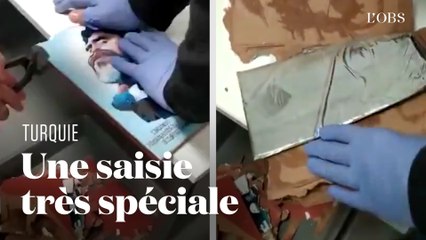 Ces peintures à l'effigie de Maradona cachaient 2,6 kilos de cocaïne