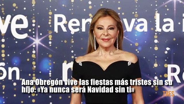 Ana Obregón hace su confesión más dura en su primera Navidad sin Álex Lequio