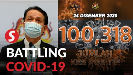 Malaysia’s Covid-19 infections surpass 100k mark on Christmas Eve