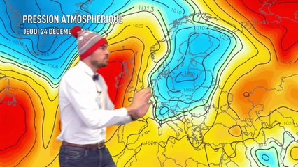 Bulletin météo pour le vendredi 25 décembre 2020