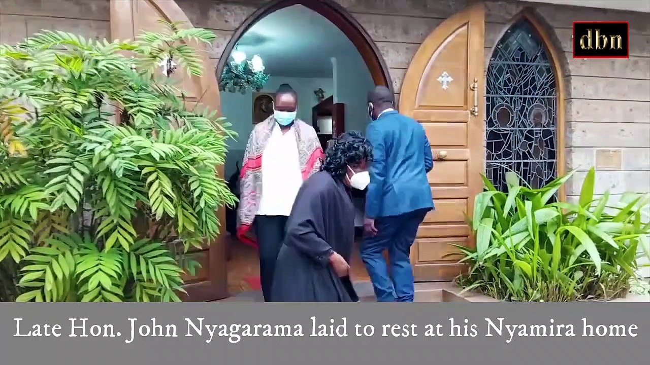 The Late Hon. John Nyagarama laid to rest at his Nyamira home