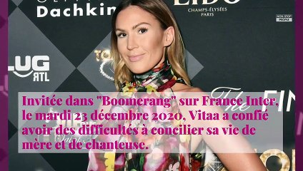 Vitaa se confie sur ses difficultés à concilier sa carrière et sa vie professionnelle