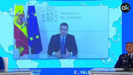 Sánchez felicita "las fiestas" a los militares españoles desplegados en el extranjero