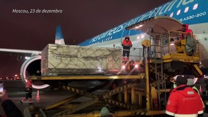 Argentina recebe 300 mil vacinas