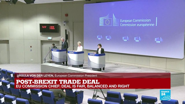 REPLAY: Brexit deal fair, balanced and right , EU's von der Leyen says