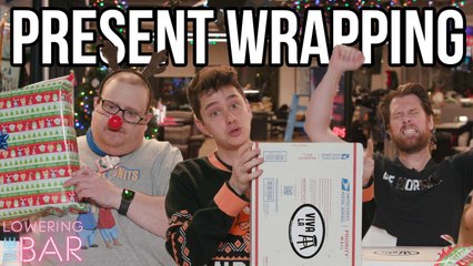 Barstool Competes To Wrap Last Second Christmas Gifts
