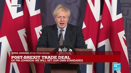 REPLAY: Post-Brexit trade agreement 'a good deal for the whole of Europe', UK's Johnson says