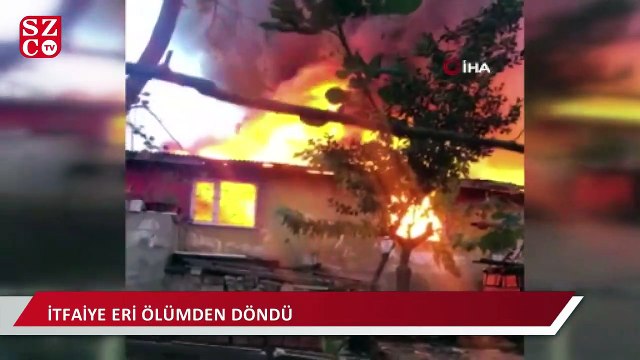 Sarıyer’de 3 gecekondu alev alev yandı: İtfaiye eri ölümden döndü