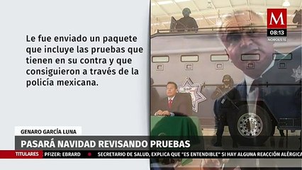 Genaro García Luna pasará la Navidad revisando pruebas en su contra