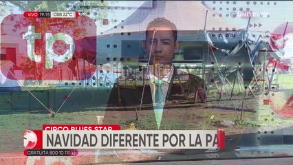 Los niños y artistas del Circo Blue Star pasarán “una navidad juntos, en familia”