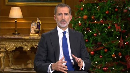 下载视频: Felipe VI recuerda a los fallecidos por la COVID-19: 