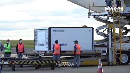 SP recebe quarto lote de doses da CoronaVac