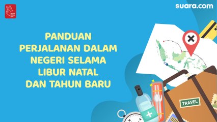 Videografis: Panduan Perjalanan Dalam Negeri Selama Libur Natal dan Tahun Baru