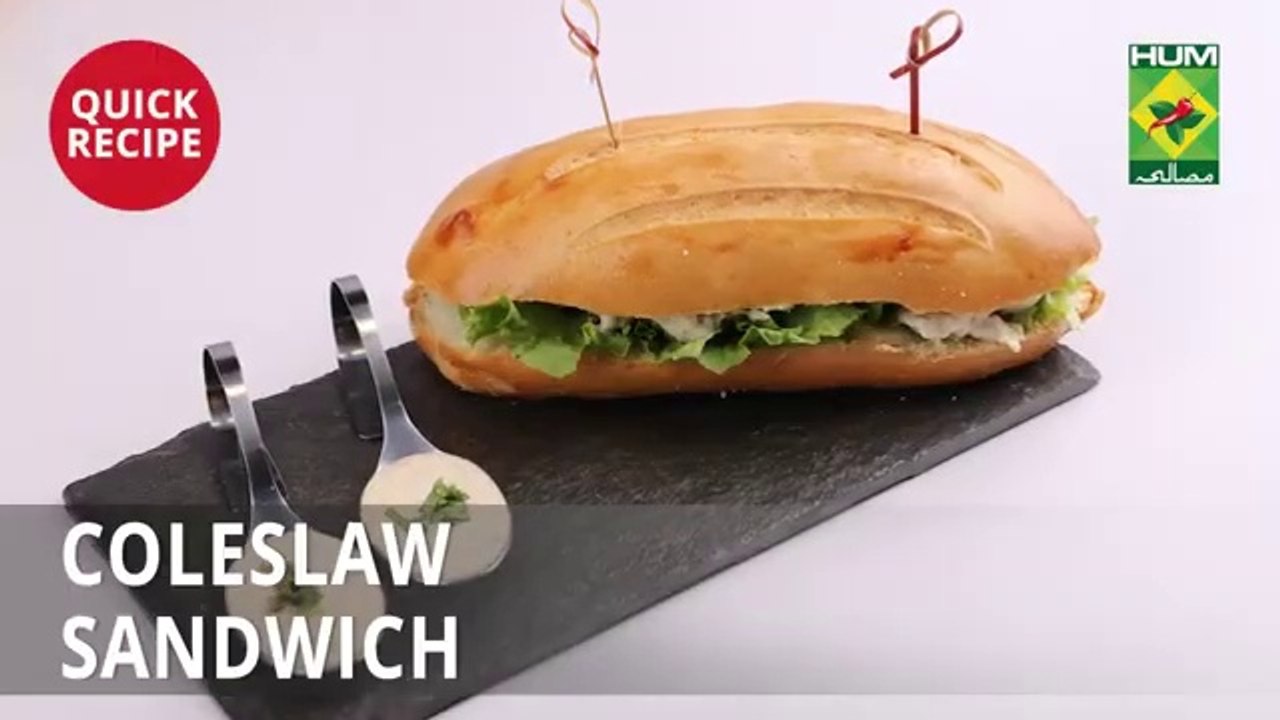 Coleslaw Sandwich and Cookie Shake - Quick Recipes - Masala TV