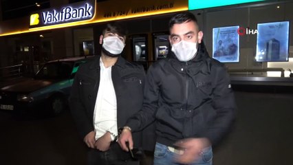 Otomobiliyle su almak için çıktı, ceza yemekten kurulamadı