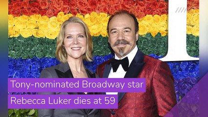 Tony-nominated Broadway star Rebecca Luker dies at 59, and other top stories in entertainment from December 25, 2020.