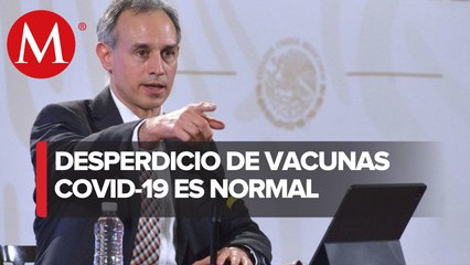 Se aplicaron 2 mil 924 vacunas anticovid; una dosis se desperdició: López-Gatell