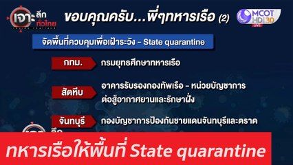 ทหารเรือให้พื้นที่ State quarantine : เจาะลึกทั่วไทย (25 ธ.ค. 63) ช่วงที่ 5