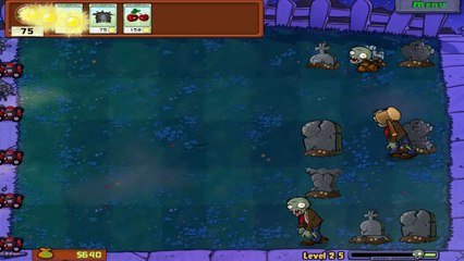 Getting Hypno-Shroom - Adventure - Level 2-5 - Plants Vs Zombies