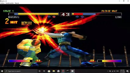 Bakuryu(The Mole) defeats Long(The Tiger) (#4) - Bloody Roar 2