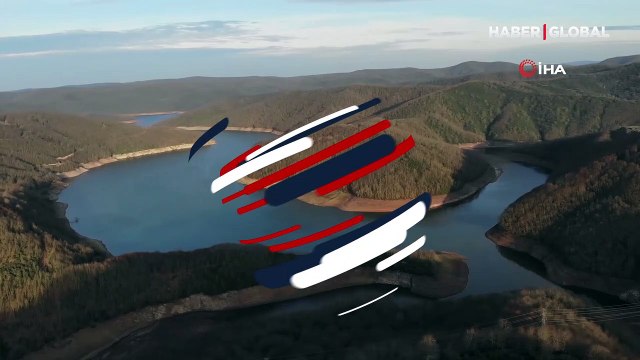 İstanbul'un doluluk oranı en yüksek barajı görüntülendi