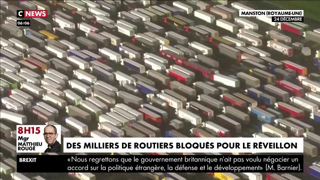 Virus mutant : Le Noël de l'enfer pour des milliers de chauffeurs qui ont passé la nuit bloqués dans leurs camions sans pouvoir quitter le Royaume-Uni