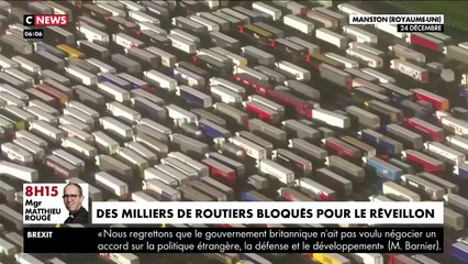 Virus mutant : Le Noël de l'enfer pour des milliers de chauffeurs qui ont passé la nuit bloqués dans leurs camions sans pouvoir quitter le Royaume-Uni
