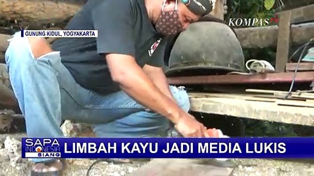 Jangan Dibuang, Limbah Kayu Bisa Dipakai untuk Media Lukis, Loh!