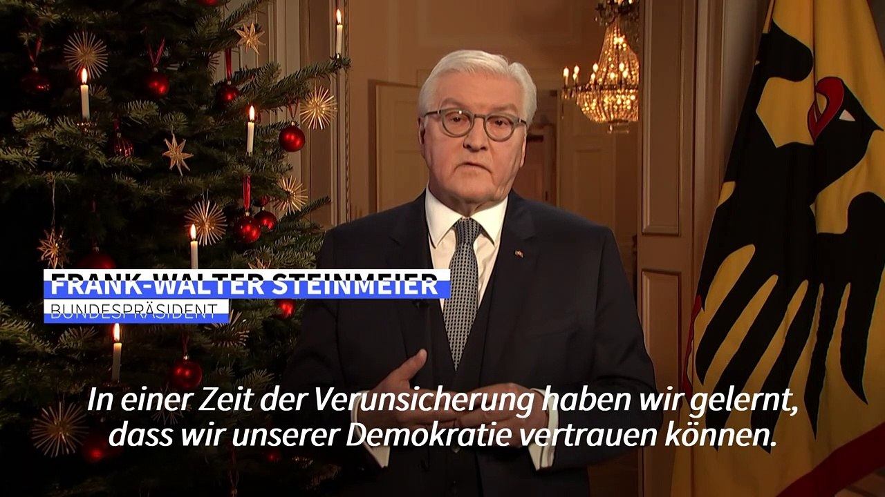 Steinmeier: Pandemie erinnert uns an unsere Stärken